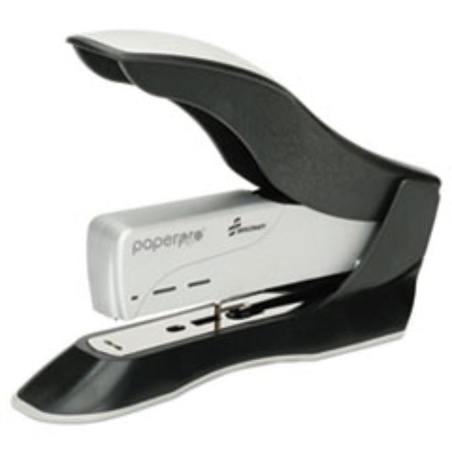 PAPERPRO HEAVY-DUTY SPRING-POWERED STAPLER, BLACK-SILVER, 1 EACH – Mil-Bar