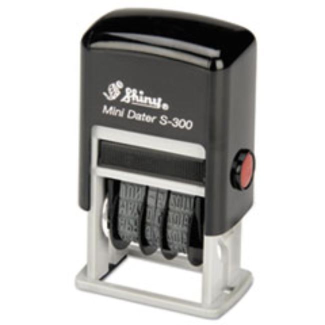 SELF INKING LINE DATER, RED (5 per pack)