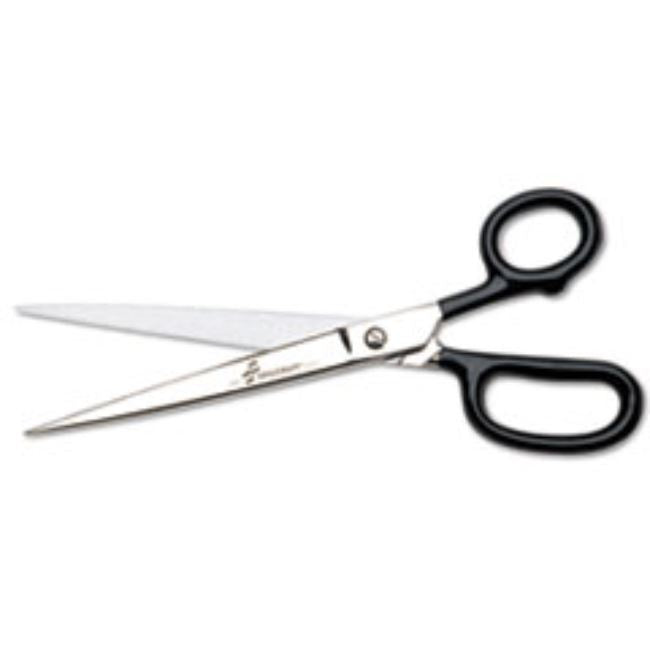 PAPER SHEARS, POINTED, NICKEL-CHRM PLATE, 9" LENGTH, 4-5/8" CUT (5 per pack)