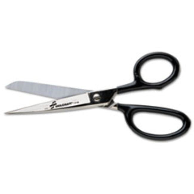 STRAIGHT TRIMMER'S SHEARS, POINTED/BEVELED, 7" LENGTH, 3" CUT (5 per pack)