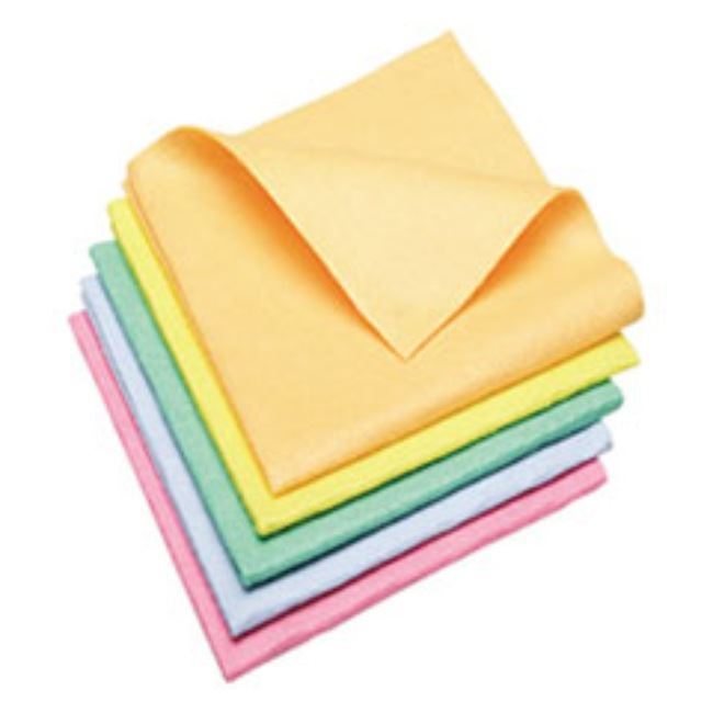 SYNTHETIC SHAMMY CLOTH, 15 X 15, ASSORTED COLORS, 5/PACK.  (5 per pack)