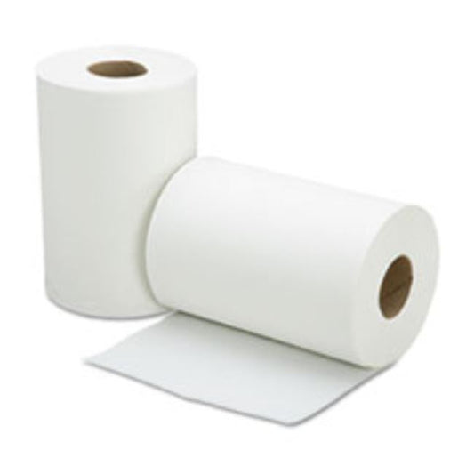 CONTINUOUS ROLL PAPER TOWEL, 8" X 350FT, WHITE, 12 ROLLS/BOX (5 BOXES PER PACK)