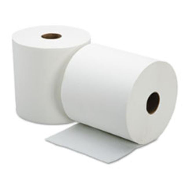 CONTINUOUS ROLL PAPER TOWEL, 8" X 800FT, WHITE, 6 ROLLS/BOX