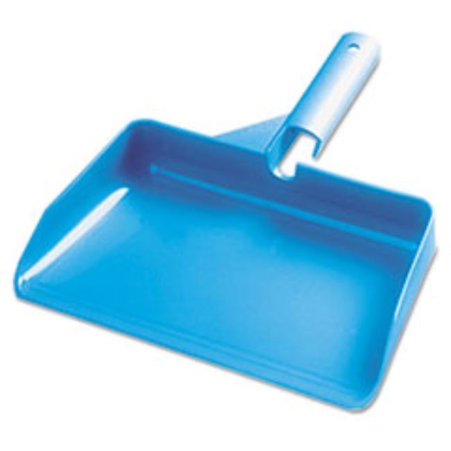 DUSTPAN, HOUSEHOLD STYLE, 11 1/2" W, 3 1/2" HANDLE, BLUE, (10 PER PACK)