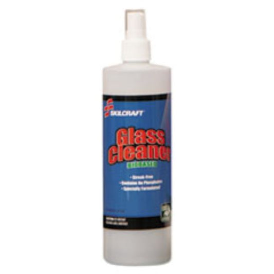 GLASS CLEANER, AMMONIA BASED, 16OZ BOTTLE, 12ct CARTON (5 cartons per pack)