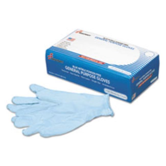 NITRILE GENERAL PURPOSE GLOVES, BLUE, SMALL, 9.5", 100CT/BOX (5 BOXES PER PACK)