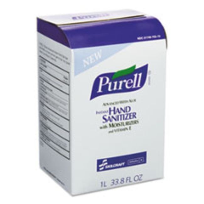 PURELL HAND SANITIZER WITH ALOE, 1000 ML POUCH, 8CT/CARTON
