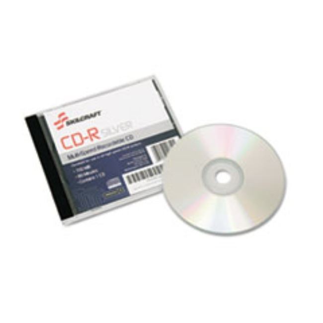 CD-R DISC, 700MB/80MIN, 52X, JEWEL CASE (25 PER PACK)