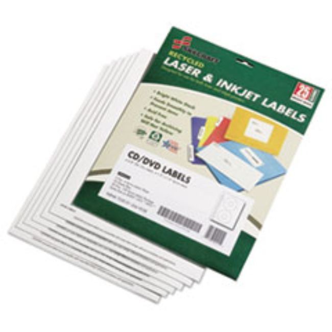 AVERY CD/DVD LABEL MAKER KIT, REFILLS, 50CT/BOX (5 BOXES PER PACK)