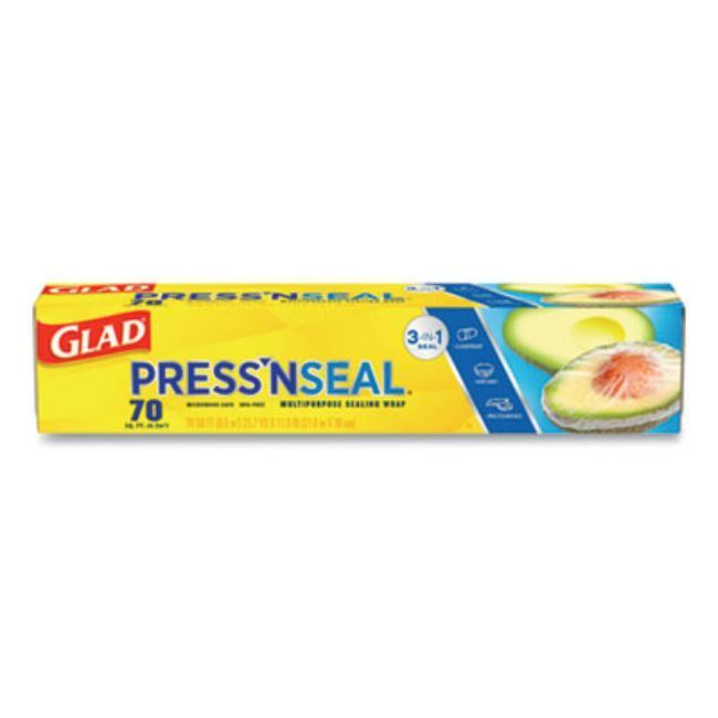 Press'N Seal Food Plastic Wrap, 70 Square Foot Roll, 12/Carton