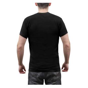 Rothco Distressed US Flag Athletic Fit T-Shirt-Black