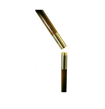 95W 9 ft. X 1-3/8 in. Oak Flagpole