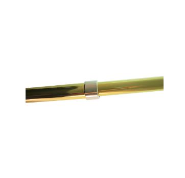 Indoor Aluminum Adjustable Flagpole with Gold Finish