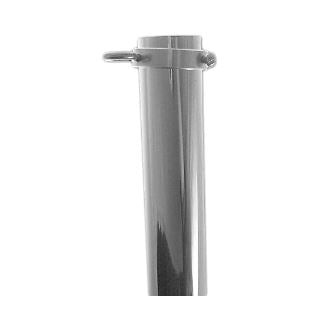 94S 9 ft. X 1-1/4 In Silver Aluminum Flagpole