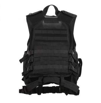 Rothco Cross Draw MOLLE Tactical Vest-Black