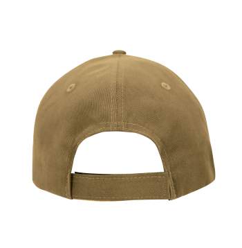 Rothco USMC Eagle, Globe and Anchor / US Flag Low Pro Cap-Coyote Brown
