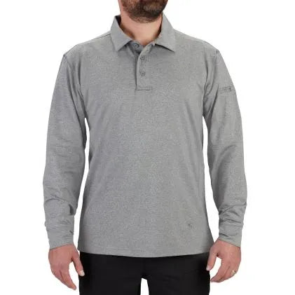 Propper® Edgetc Long Sleeve Polo Men's (Heather Grey)