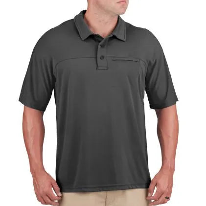 Propper® Men's HLX Polo-Short Sleeve (Charcoal)