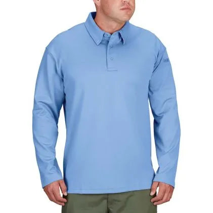 Propper I.C.E.®  Men’s Performance Polo – Long Sleeve  (Light Blue)