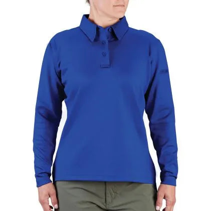 Propper® Women's Uniform Polo - Long Sleeve (Cobalt)
