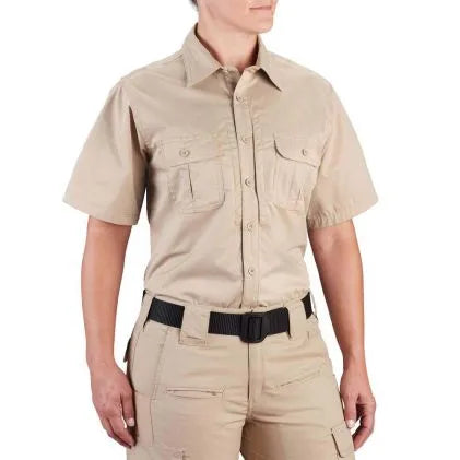 Propper® Kinetic Women's Short Sleeve Shirt (Khaki)