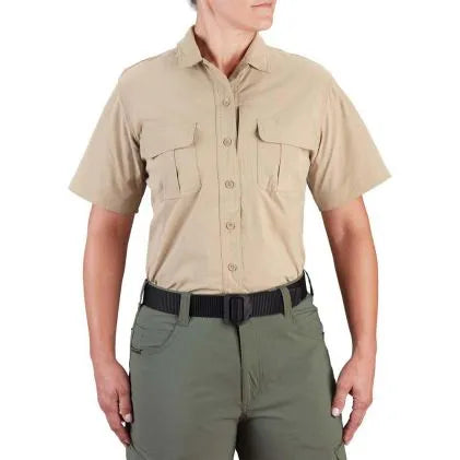 Propper® Women's Summerweight Tactical Shirt - Short Sleeve (Khaki)