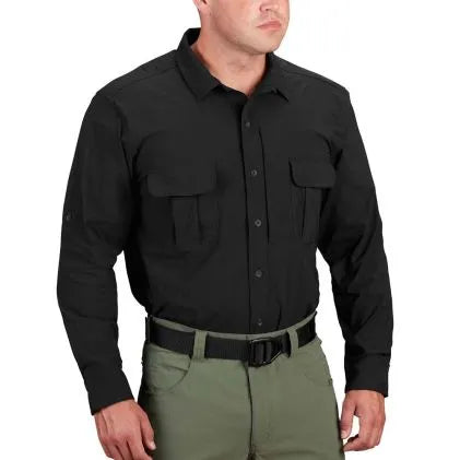 Propper® Summerweight Tactical Shirt - Long Sleeve (Black)