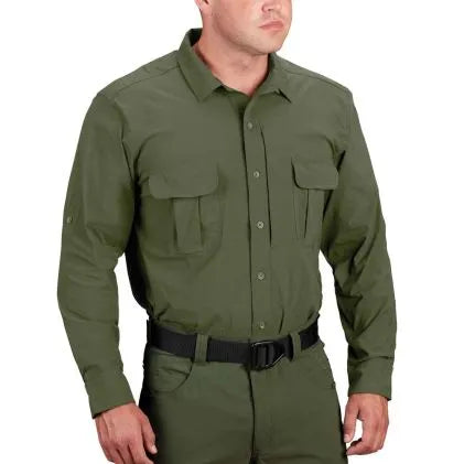Propper® Summerweight Tactical Shirt - Long Sleeve (Olive Green)