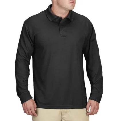Propper® Men's Uniform Polo - Long Sleeve (Black)