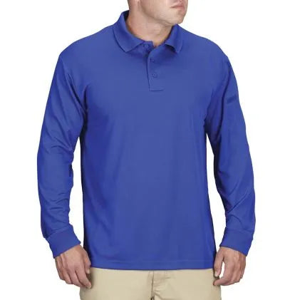 Propper® Men's Uniform Polo - Long Sleeve (Cobalt)