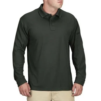 Propper® Men's Uniform Polo - Long Sleeve Dark (Green)